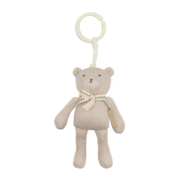 Bamboom Pull & Shake Toy - Bear Birch Sand