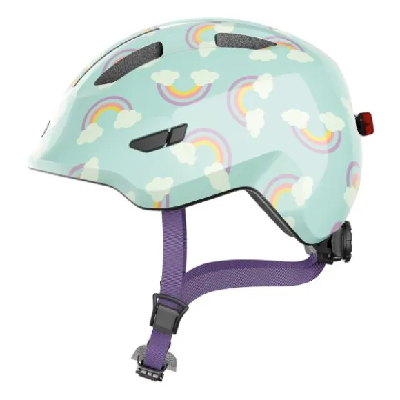 Abus Smiley 3.0 LED Helm Blue Rainbow Mt. M