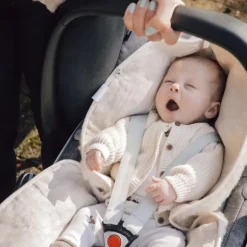 Alwero Autostoel Inleg - Reversible Wol/Linnen - Naturel