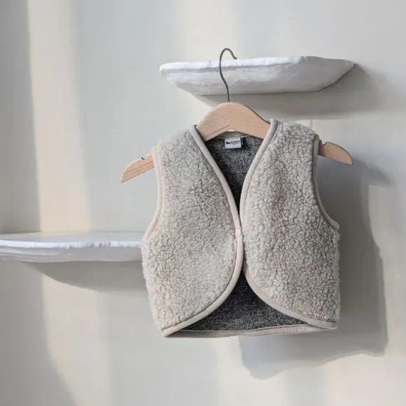 Alwero Baby Vest - Lulu Light - Maat 56/62 - Sand Brown
