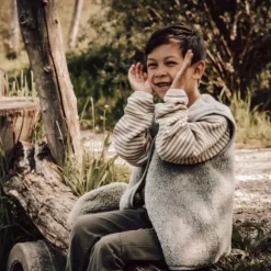 Alwero Gilet - Tyb Light Junior - Maat 92/98 - Grijs