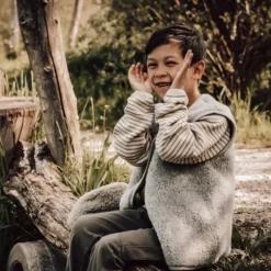 Alwero Gilet - Tyb Light Junior - Maat 92/98 - Grijs