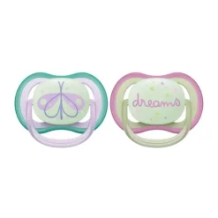 Avent Ultra Air Fopspeen - Nacht - 0-6 Mnd - 2 Stuks