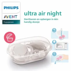 Avent Ultra Air Fopspeen - Nacht - 0-6 Mnd - 2 Stuks