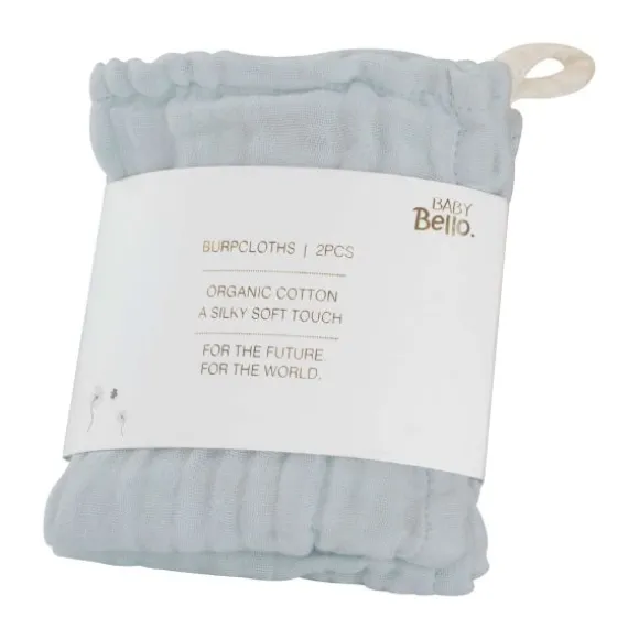 Baby Bello Hydrofiel Monddoek - 2 Stuks - Cashmere Blue
