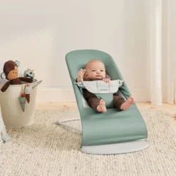 BabyBjörn Balance Soft Jersey Wipstoel Salie / Grijs