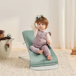 BabyBjörn Balance Soft Jersey Wipstoel Salie / Grijs