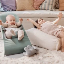 BabyBjörn Balance Soft Jersey Wipstoel Salie / Grijs