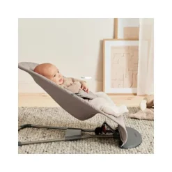 BabyBjörn Bliss Cotton Wipstoel - Zandgrijs