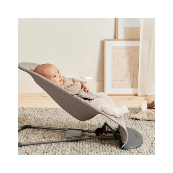 BabyBjörn Bliss Cotton Wipstoel - Zandgrijs
