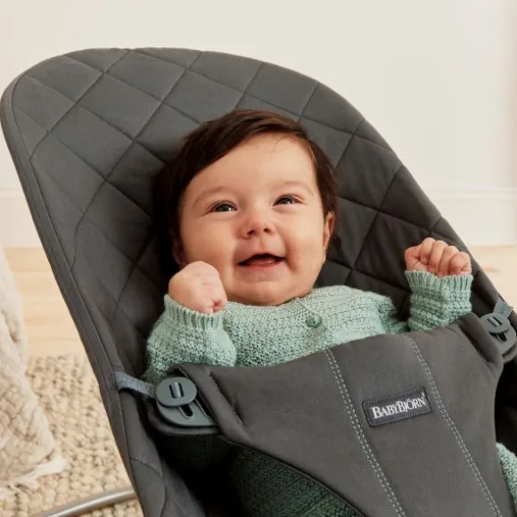 BabyBjörn Bliss Cotton Wipstoel - Zandgrijs