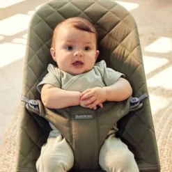 BabyBjörn Bliss Cotton Wipstoel - Zandgrijs