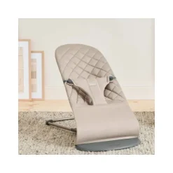 BabyBjörn Bliss Cotton Wipstoel - Zandgrijs