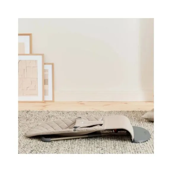 BabyBjörn Bliss Cotton Wipstoel - Zandgrijs