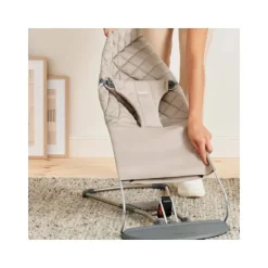 BabyBjörn Bliss Cotton Wipstoel - Zandgrijs