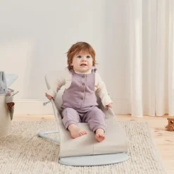 BabyBjörn Bliss Jersey Wipstoel 3D Lichtbeige