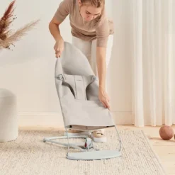 BabyBjörn Bliss Jersey Wipstoel 3D Lichtbeige