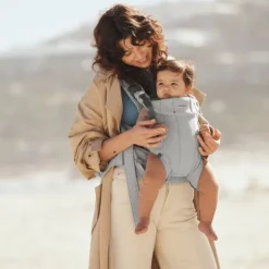 BabyBjörn Harmony Draagzak – Geweven – Mélange Lichtbeige