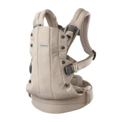 BabyBjörn Harmony Draagzak – Geweven – Mélange Lichtbeige