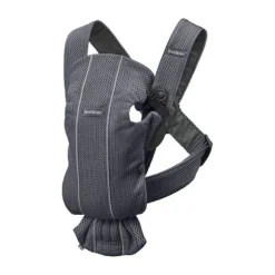 BabyBjörn Mini 3D Mesh Draagzak Donkerblauw