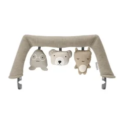BabyBjörn Speelboog voor Wipstoeltje - Knuffelvriendjes - Neutrale Kleuren