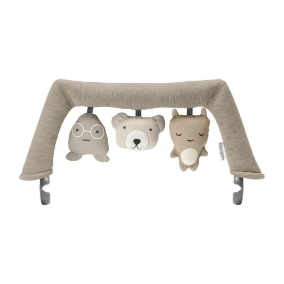 BabyBjörn Speelboog voor Wipstoeltje - Knuffelvriendjes - Neutrale Kleuren