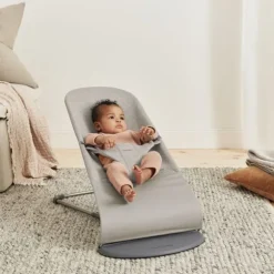 BabyBjörn Wipstoeltje Bliss - 3D Jersey - Zandgrijs