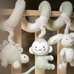 Baby’s Only Boxspiraal - Animals - Laurel Green/Warm Linen