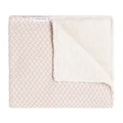 Baby's Only Happiness Ledikantdeken - Oud Roze / Ecru