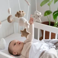 Baby's Only Heaven Muziekmobiel Clay / Warm Linen