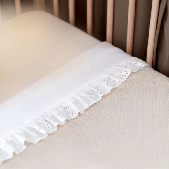 Baby's Only Ledikantlaken - Calm - 120x150 cm - Warm Linen