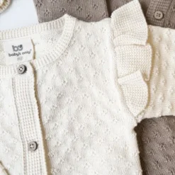 Baby's Only Miracle Ruffle Vestje - Mt. 62 - Warm Linen