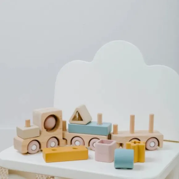 Baby's Only Speelgoedtrein - Hout - Opal