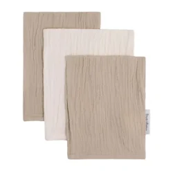 Baby's Only Tender Washandje - 3-Pack - Beige / Linen