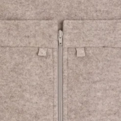 Baby's Only Voetenzak Autostoel 0+ - Merino Brushed Meadow - Sand