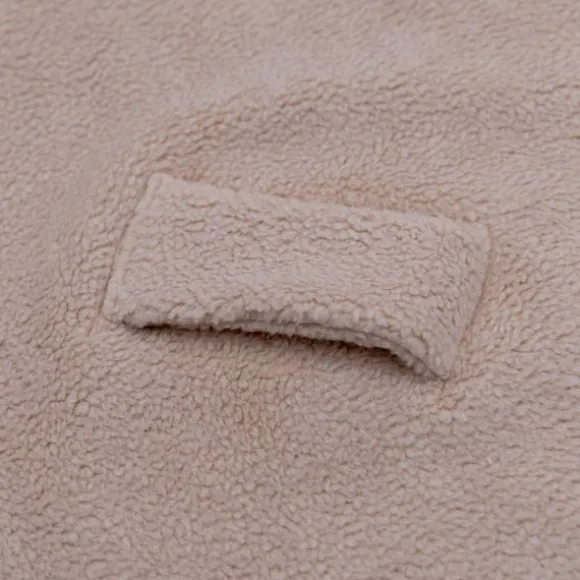 Bamboom 4 Season Hooded Baby Wrap Blanket - 75x75 cm - Stone Sand
