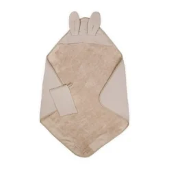 Bamboom Badcape met Washand - Duo Set Waffle - 75x75 cm