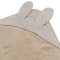 Bamboom Badcape met Washand - Duo Set Waffle - 75x75 cm