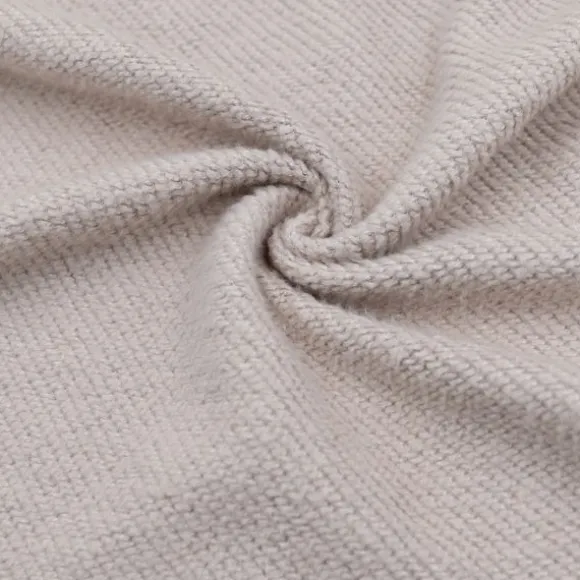 Bamboom Brushed Wiegdeken - 80x80 cm - Melange Sand