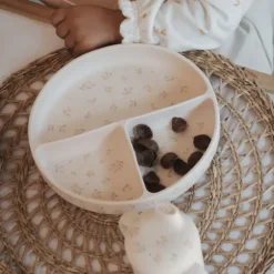 Bamboom Dinerset - Siliconen - Tulips