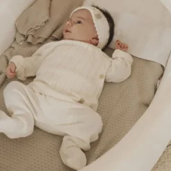 Bamboom Knitted Haarband Camel