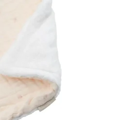 Bamboom Ledikantdeken Nuvola - Dubbelzijdig - Olives Pink