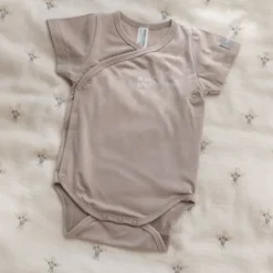 Bamboom Overslag Romper - Zand - 1 Mnd