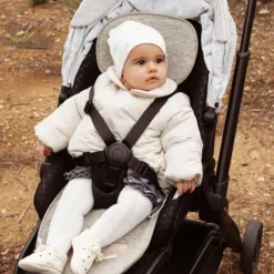 Bamboom Universal Kinderwagen & Autostoel Matras - 77 x 29 cm - Shaped Sand