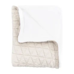 Bamboom Wrinkled Wiegdeken - Birch Sand