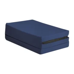 Basicline Matras Campingbed Blauw