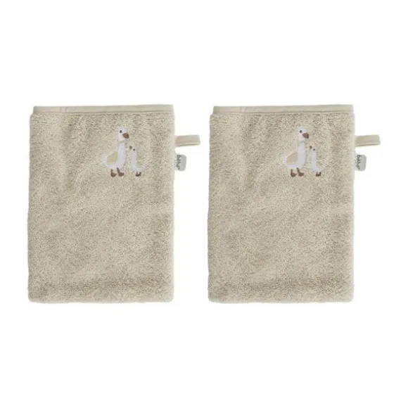 Bébé-Jou Dear Goose Washandjes - 2 Stuks