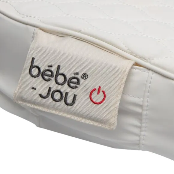 Bebe - Jou Quilted Waves Verwarmd Aankleedkussen – Off White