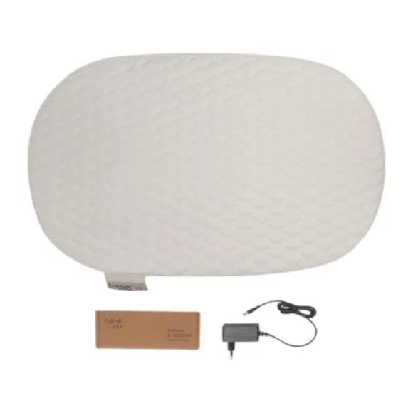 Bebe - Jou Quilted Waves Verwarmd Aankleedkussen – Off White