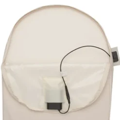 Bebe - Jou Quilted Waves Verwarmd Aankleedkussen – Off White